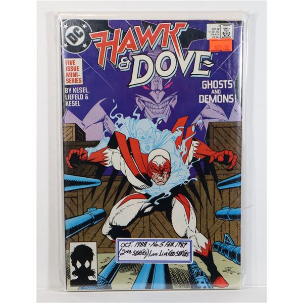 DC HAWK AND DOVE NUMBER 1 OCTOBER 1998 TO NUMBER 5