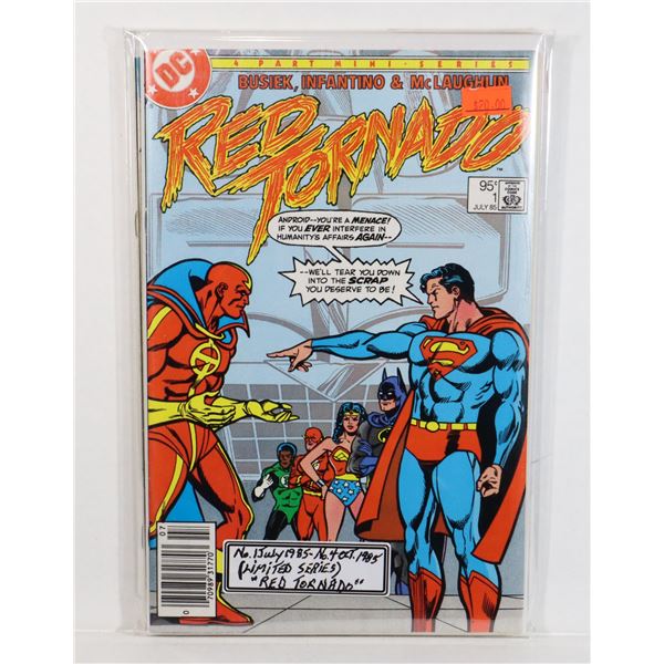 DC RED TORNADO NUMBER 1 JULY 1985 TO NUMBER 4