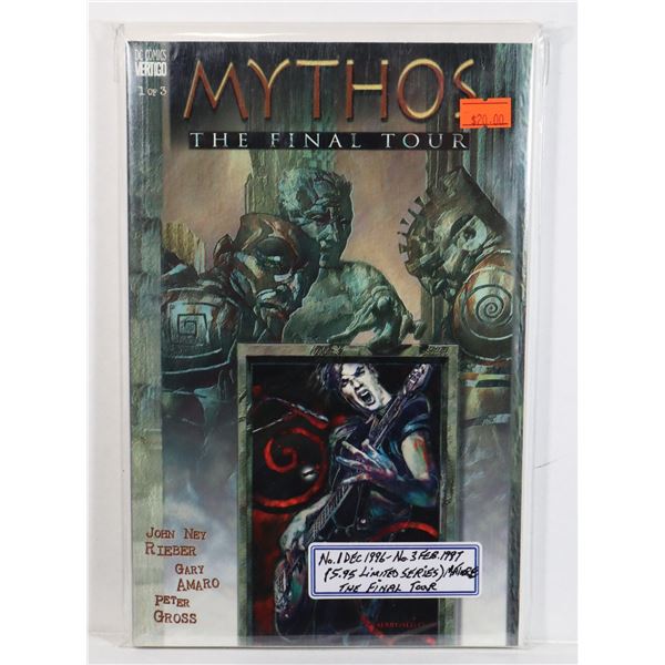 DC VERTIGO MYTHOS THE FINAL TOUR NUMBER 1 DECEMBER