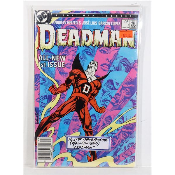 DC DEADMAN NUMBER 1 MARCH 1986 TO NUMBER 4 JUNE