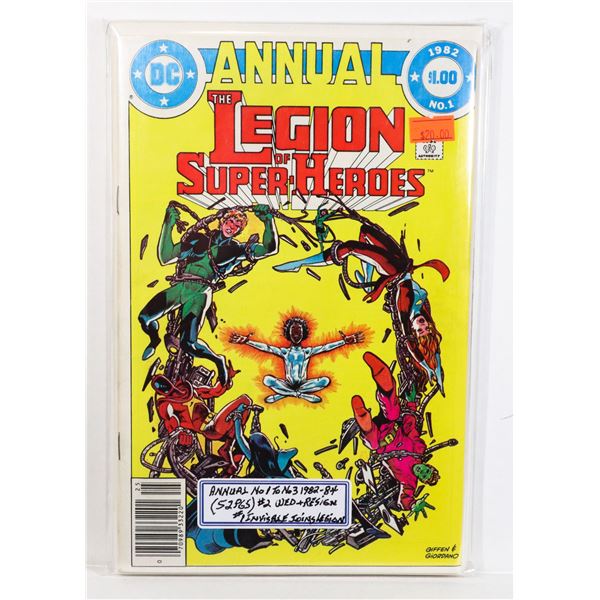 DC THE LEGION OF SUPER-HEROES ANNUAL NUMBER 1 TO