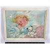 Image 1 : FLORENCE KRAGER MCM 1950'S BABY PRINT FRAMED