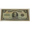 Image 1 : #8  1923 DOMINION OF CANADA $1 BILL KING GEORGE V