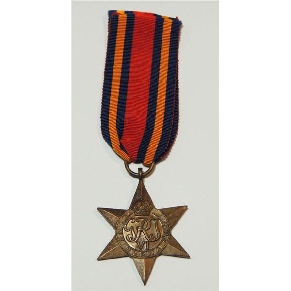 #10  WW2 CANADIAN BRITISH MEDAL THE BURMA STAR