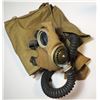 Image 1 : #12 WW2 CANADIAN GAS MASK W/ KHAKI BAG 1943 W/