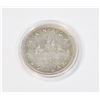 Image 1 : #36 1950 CANADIAN $1 DOLLAR SILVER VOYAGEUR COIN