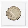 Image 2 : #45 1942 USA HALF DOLLAR WALKING LIBERTY SILVER