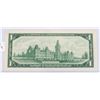 Image 2 : #78 1967 CANADA $1 ONE DOLLAR BILL BANK NOTE