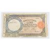 Image 1 : #90 WW2 ITALIAN 50 LIRE BANKNOTE PAPER MONEY