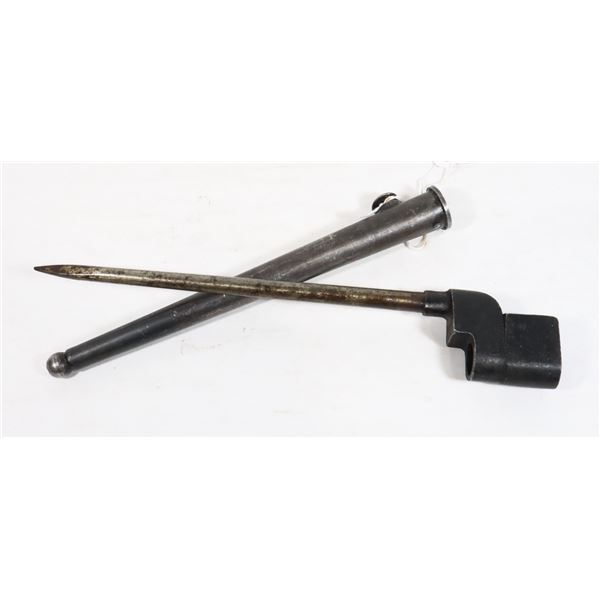 #123 WW2 CANADA UK ENFIELD RIFLE BAYONET SPIKE