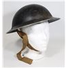 Image 1 : #124 WW2 BRITISH BRODIE TOMMY HELMET + LINER 1943