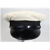 Image 3 : #146 BRITISH NAVY MILITARY COLD WAR ERA PEAKED CAP