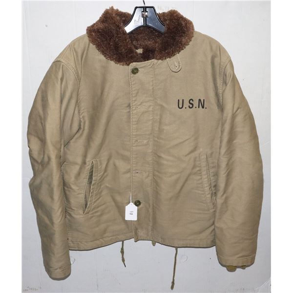#164 MODERN UNITED STATES NAVY DECK JACKET W/ TAG