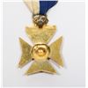 Image 2 : #173 KINGS CROWN MEDAL W/ RIBBON ST GEORGE DESIGN