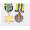 Image 2 : #178 MINIATURE MEDAL AIR CREW EUROPE STAR + KOREA