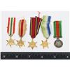 Image 1 : #179 MINIATURE DEFENCE MEDAL SILVER CANADA +STARS