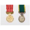 Image 2 : #180 MINIATURE CANADA EFFICIENCY MEDAL SILVER + CD