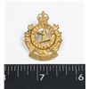 Image 1 : #254 RARE OFFICERS COLLAR BADGE SHERBROOKE REG