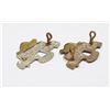 Image 2 : #255 WW2 IRISH FUSILERS OF CANADA COLLAR BADGES