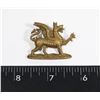 Image 1 : #270 WW1 BRITISH EAST KENT COLLAR BADGE DRAGON