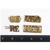 Image 1 : #278 WW1 BRITISH SHOULDER TITLE TWO SETS RE RGA