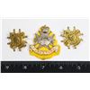Image 1 : #302 CANADIAN GREY & SIMCOE FORESTERS CAP BADGE +