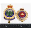 Image 1 : #313 PAIR CANADIAN ENGINEERS ADMINISTRATION BADGE