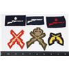 Image 1 : #367 LOT 6 MILITARY POLICE RIFLE PISTOL CLOTH