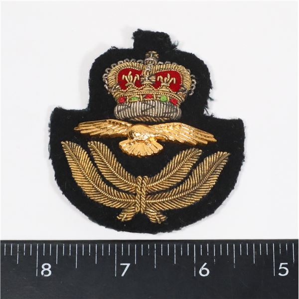 #383 ROYAL CANADIAN AIR FORCE OFFICERS CAP BADGE