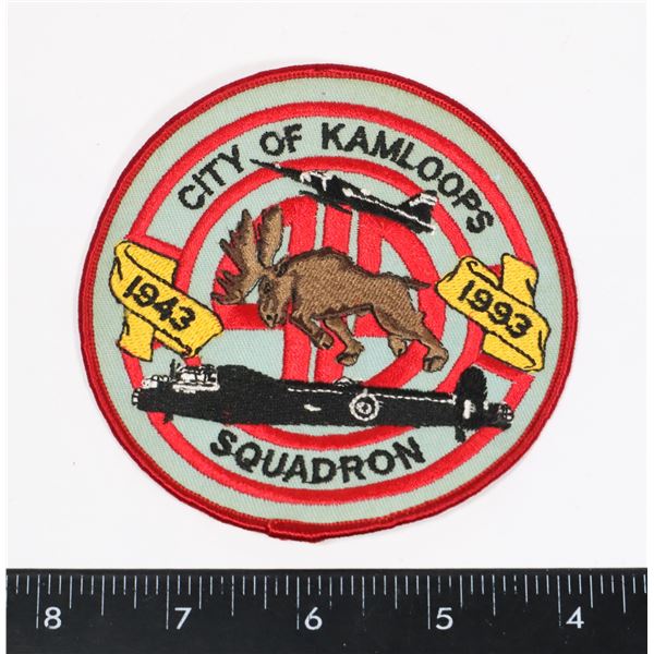 #413 CITY OF KAMLOOPS SQUADRON 1943 1993 PATCH