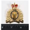Image 1 : #429 1980 ROYAL CANADIAN MOUNTED POLICE CAP BADGE