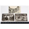 Image 1 : #474 LOT OF 3 WW1 POSTCARDS TRENCHES ARTILLERY