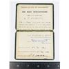 Image 1 : #490 WW2 BRITISH AIR RAID PRECAUSINGS DOCUMENT