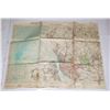 Image 1 : #512 ALLIED 1944 GERMANY ROAD MAP POZNAM 2 SIDED