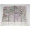 Image 1 : #515 ALLIED MAP OCCUPIED PARIS FRANCE JUNE 1943
