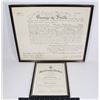 Image 1 : #523  WW2 RCAF CANADA PILOT SCROLL NAMED DOCUMENT