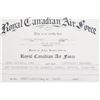 Image 2 : #523  WW2 RCAF CANADA PILOT SCROLL NAMED DOCUMENT
