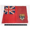 Image 1 : #546 WW2 CANADIAN RED ENSIGN FLAG 14.5X11.5 INCHES