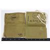 Image 1 : #556 PAIR WW2 CANADIAN ARMY SEWING KIT KHAKI BAGS