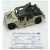 Image 1 : #651  G.I. JOE ARAH HAMMER VEHICLE 1990 BLUEPRINTS