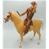 Image 2 : #731 MARX TOYS JOHHNY WEST FIGURE + HORSE 1965