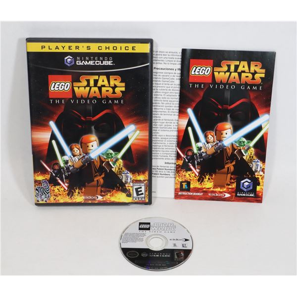 #854  NINTENDO GAMECUBE LEGO STAR WARS CIB