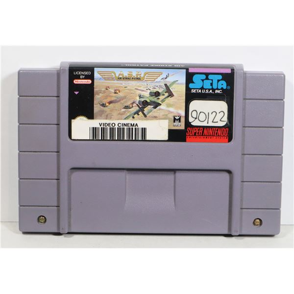 #855 SUPER NINTENDO SNES GAME AIR STRIKE PATROL