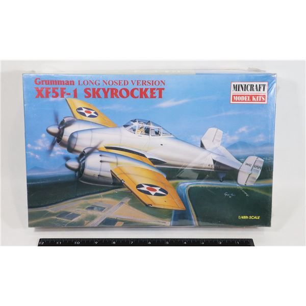 #929 MINICRAFT XF5F-1 SKYROCKET PLANE 1:48 SCALE