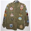Image 1 : #976 VINTAGE JACKET W/ 21 PATCHES 408 RCAF + ARMY