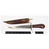 Image 1 : #1099 VINTAGE INDIAN KNIFE WITH WOOD HANDLE AND