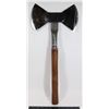 Image 1 : #1111 HEAVY METAL DOUBLE HEADED AXE REENACTMENT