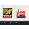 Image 1 : #1178 RED ADAIR CO OIL ADVERTISING UNUSED STICKERS