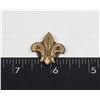 Image 1 : #1181 VINTAGE BOY SCOUTS BUTTON PIN FLEUR-DE-LIS