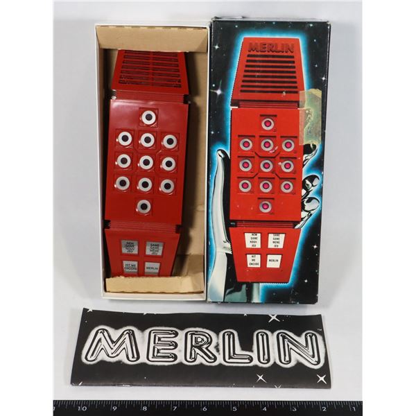#1200 MERLIN ELECTRONIC GAME 1978 W/INSTRUCTIONS